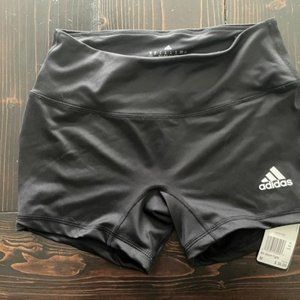 Brand New Women's Adidas 4" Black Athletic Shorts